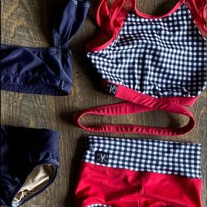 Red checkered Kandi Kouture